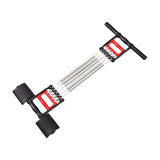 Maxbell Spring Chest Expander Foot Leg with 5 Spring Puller Workout 3 in 1 Exerciser