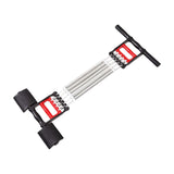 Maxbell Spring Chest Expander Foot Leg with 5 Spring Puller Workout 3 in 1 Exerciser