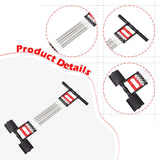 Maxbell Spring Chest Expander Foot Leg with 5 Spring Puller Workout 3 in 1 Exerciser
