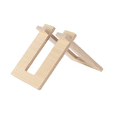 Maxbell Kids Balance Bike Parking Rack 10 - 12 inch Support Detachable Bicycle Stand Wood Color