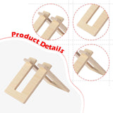 Maxbell Kids Balance Bike Parking Rack 10 - 12 inch Support Detachable Bicycle Stand Wood Color