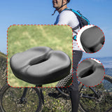 Maxbell Bicycle Saddle Road Mountain Bicycling Sleek Wear Resistant Biking Bike Seat Black