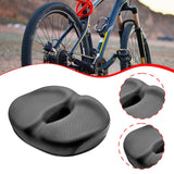 Maxbell Bicycle Saddle Road Mountain Bicycling Sleek Wear Resistant Biking Bike Seat Black
