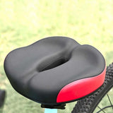Maxbell Bicycle Saddle Road Mountain Bicycling Sleek Wear Resistant Biking Bike Seat Red