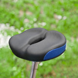 Maxbell Bicycle Saddle Road Mountain Bicycling Sleek Wear Resistant Biking Bike Seat Blue