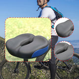 Maxbell Bicycle Saddle Road Mountain Bicycling Sleek Wear Resistant Biking Bike Seat Blue