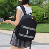Maxbell Tennis Racket Bag Multipurpose Waterproof Professional with Shoe Compartment black