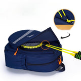 Maxbell Tennis Racket Bag Multipurpose Waterproof Professional with Shoe Compartment blue