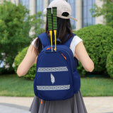 Maxbell Tennis Racket Bag Multipurpose Waterproof Professional with Shoe Compartment blue