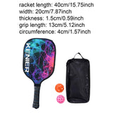 Maxbell Pickleball Racquet Lightweight Practice Supplies Indoor and Outdoor Beginner Pink Green