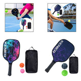 Maxbell Pickleball Racquet Lightweight Practice Supplies Indoor and Outdoor Beginner Pink Green