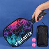 Maxbell Pickleball Racquet Lightweight Practice Supplies Indoor and Outdoor Beginner Pink Green