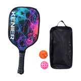 Maxbell Pickleball Racquet Lightweight Practice Supplies Indoor and Outdoor Beginner Pink Green