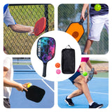 Maxbell Pickleball Racquet Lightweight Practice Supplies Indoor and Outdoor Beginner Pink Green