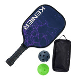 Maxbell Pickleball Racquet Lightweight Practice Supplies Indoor and Outdoor Beginner Black Purple