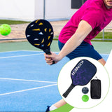 Maxbell Pickleball Racquet Lightweight Practice Supplies Indoor and Outdoor Beginner Black Purple