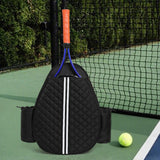 Maxbell Badminton Racquet Bag Pickleball Paddle Shoulder Bag for Pickleball Paddle Black