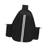 Maxbell Badminton Racquet Bag Pickleball Paddle Shoulder Bag for Pickleball Paddle Black