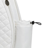Maxbell Badminton Racquet Bag Pickleball Paddle Shoulder Bag for Pickleball Paddle White