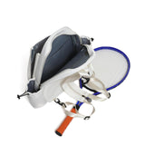 Maxbell Badminton Racquet Bag Pickleball Paddle Shoulder Bag for Pickleball Paddle White
