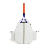 Maxbell Badminton Racquet Bag Pickleball Paddle Shoulder Bag for Pickleball Paddle White