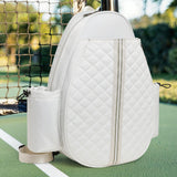 Maxbell Badminton Racquet Bag Pickleball Paddle Shoulder Bag for Pickleball Paddle White