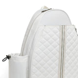 Maxbell Badminton Racquet Bag Pickleball Paddle Shoulder Bag for Pickleball Paddle White