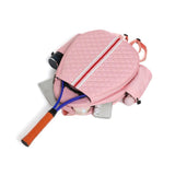 Maxbell Badminton Racquet Bag Pickleball Paddle Shoulder Bag for Pickleball Paddle Pink