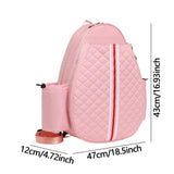 Maxbell Badminton Racquet Bag Pickleball Paddle Shoulder Bag for Pickleball Paddle Pink