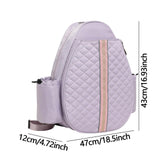 Maxbell Badminton Racquet Bag Pickleball Paddle Shoulder Bag for Pickleball Paddle Violet