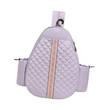 Maxbell Badminton Racquet Bag Pickleball Paddle Shoulder Bag for Pickleball Paddle Violet