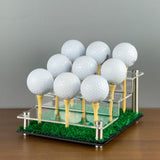 Maxbell Golf Ball Display Stand Fashion Ornament Golf Holder for Studies Living Room