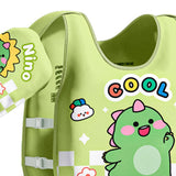 Maxbell Kids Swim Vest Breathable Children Pool Foat for Training Beginners Children Dinosaur