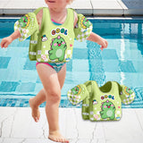 Maxbell Kids Swim Vest Breathable Children Pool Foat for Training Beginners Children Dinosaur
