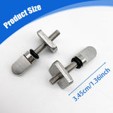 Maxbell 5Pcs Stainless Steel Fin Screw and Plate Set Universal Paddleboard Fin Screw