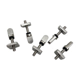 Maxbell 5Pcs Stainless Steel Fin Screw and Plate Set Universal Paddleboard Fin Screw