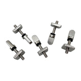 Maxbell 5Pcs Stainless Steel Fin Screw and Plate Set Universal Paddleboard Fin Screw