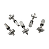 Maxbell 5Pcs Stainless Steel Fin Screw and Plate Set Universal Paddleboard Fin Screw