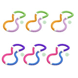 Maxbell Foldable Fitness Hoop Versatile Exercise Ring for Travel Waist Pilate Indoor Green with 0.9kg