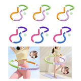 Maxbell Foldable Fitness Hoop Versatile Exercise Ring for Travel Waist Pilate Indoor Green with 0.9kg