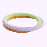 Maxbell Foldable Fitness Hoop Versatile Exercise Ring for Travel Waist Pilate Indoor Green with 0.9kg