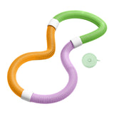 Maxbell Foldable Fitness Hoop Versatile Exercise Ring for Travel Waist Pilate Indoor Green with 0.9kg