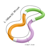 Maxbell Foldable Fitness Hoop Versatile Exercise Ring for Travel Waist Pilate Indoor Green with 1.4kg