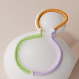 Maxbell Foldable Fitness Hoop Versatile Exercise Ring for Travel Waist Pilate Indoor Green with 1.4kg