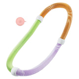 Maxbell Foldable Fitness Hoop Versatile Exercise Ring for Travel Waist Pilate Indoor Green with 1.4kg