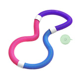 Maxbell Foldable Fitness Hoop Versatile Exercise Ring for Travel Waist Pilate Indoor Pink with 1.2kg