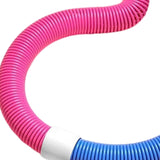 Maxbell Foldable Fitness Hoop Versatile Exercise Ring for Travel Waist Pilate Indoor Pink with 1.4kg