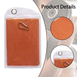 Maxbell 4 Pieces Cooling Towels Sports Towels 32"x12" Soft for Workout Sports Hiking Orange