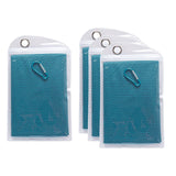 Maxbell 4 Pieces Cooling Towels Sports Towels 32"x12" Soft for Workout Sports Hiking Blue