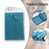 Maxbell 4 Pieces Cooling Towels Sports Towels 32"x12" Soft for Workout Sports Hiking Blue